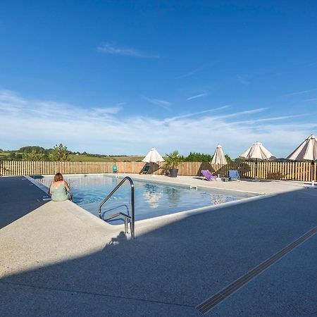 Camping Domaine Saane Et Mer Quiberville Exteriör bild