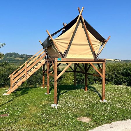 Camping Domaine Saane Et Mer Quiberville Exteriör bild